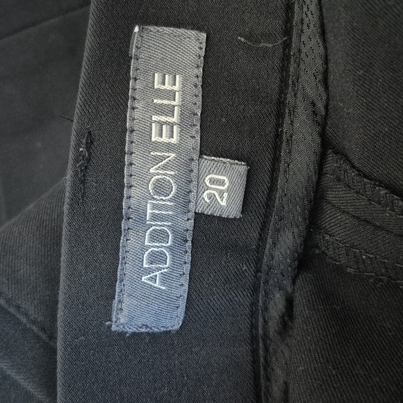 Addition Elle women's size 20 black dress pants, have stretch EUC - Picture 6 of 7